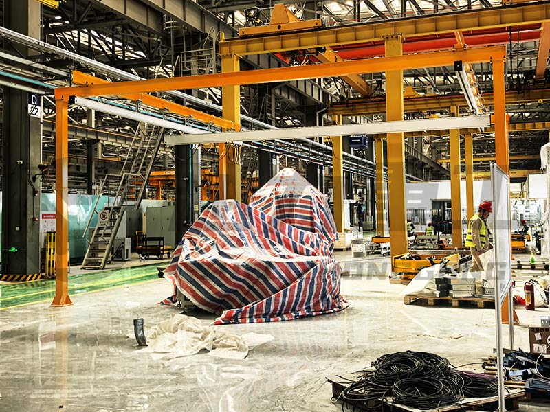 KBK鋁合金起重機在廣東某零部件精密加工中的應用